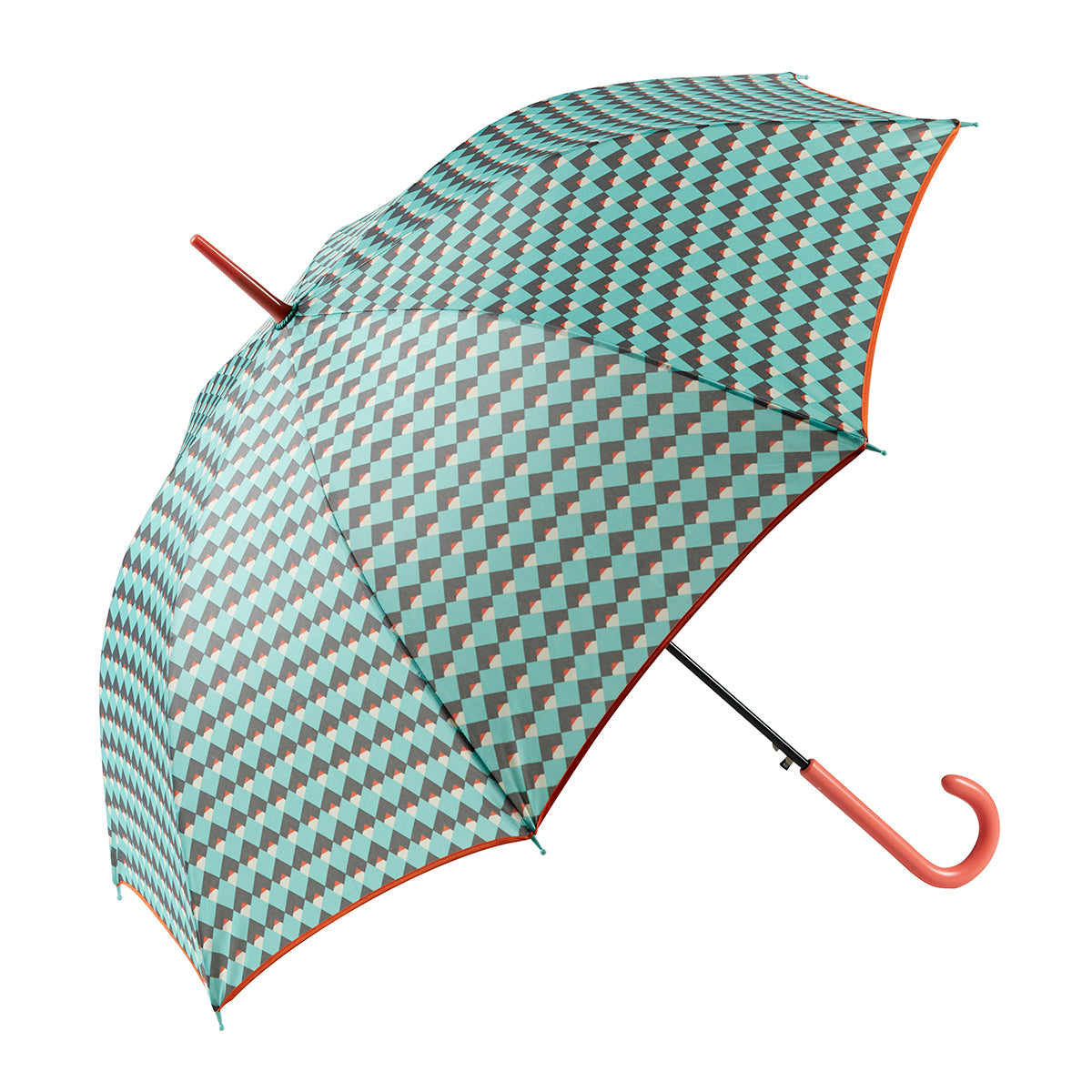 PARAGUAS ESTAMPADO AZUL TURQUESA