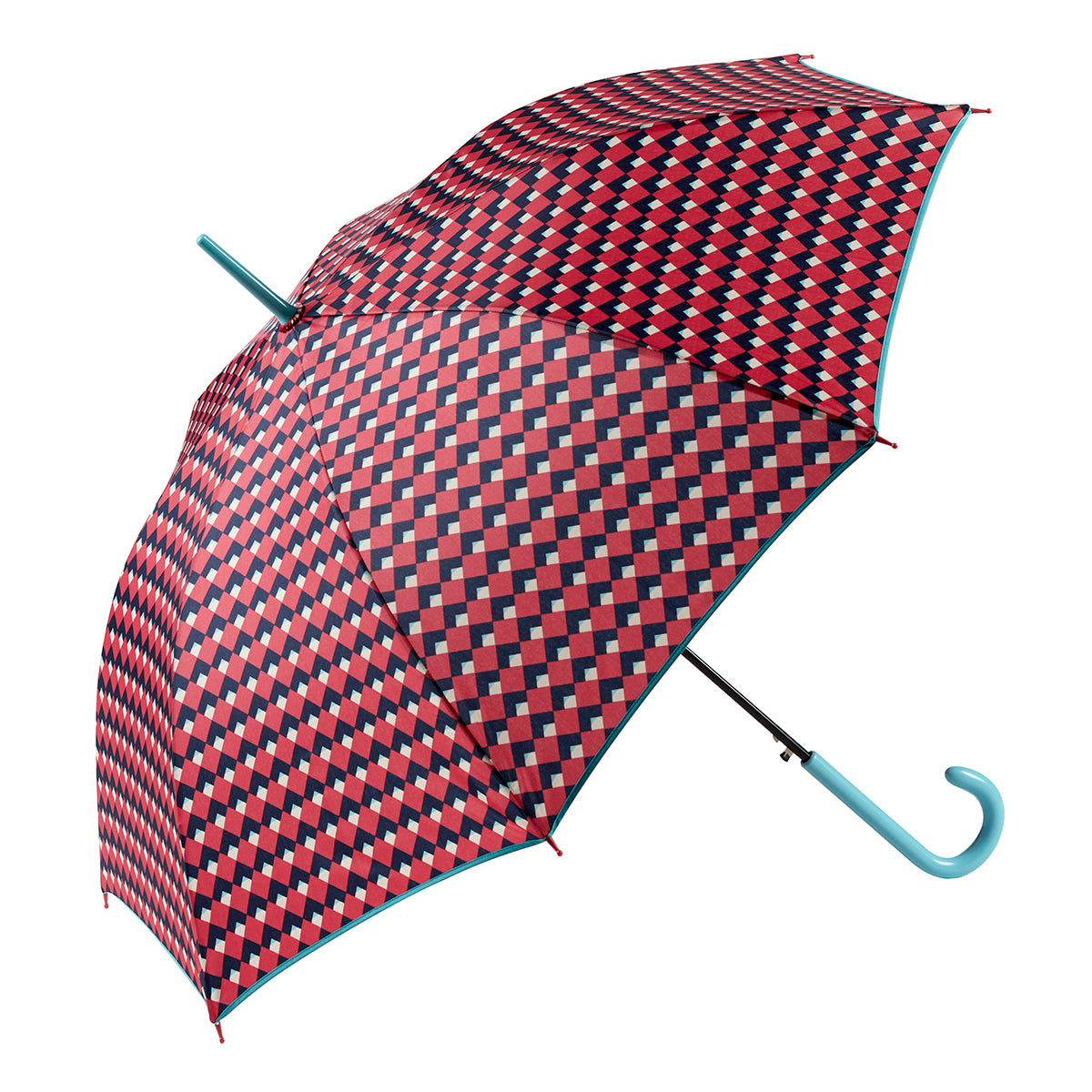 PARAGUAS ESTAMPADO GRANATE