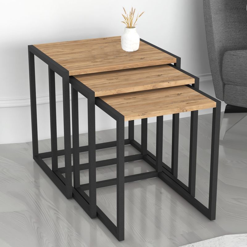 JUEGO DE 3 MESAS AUXILIARES