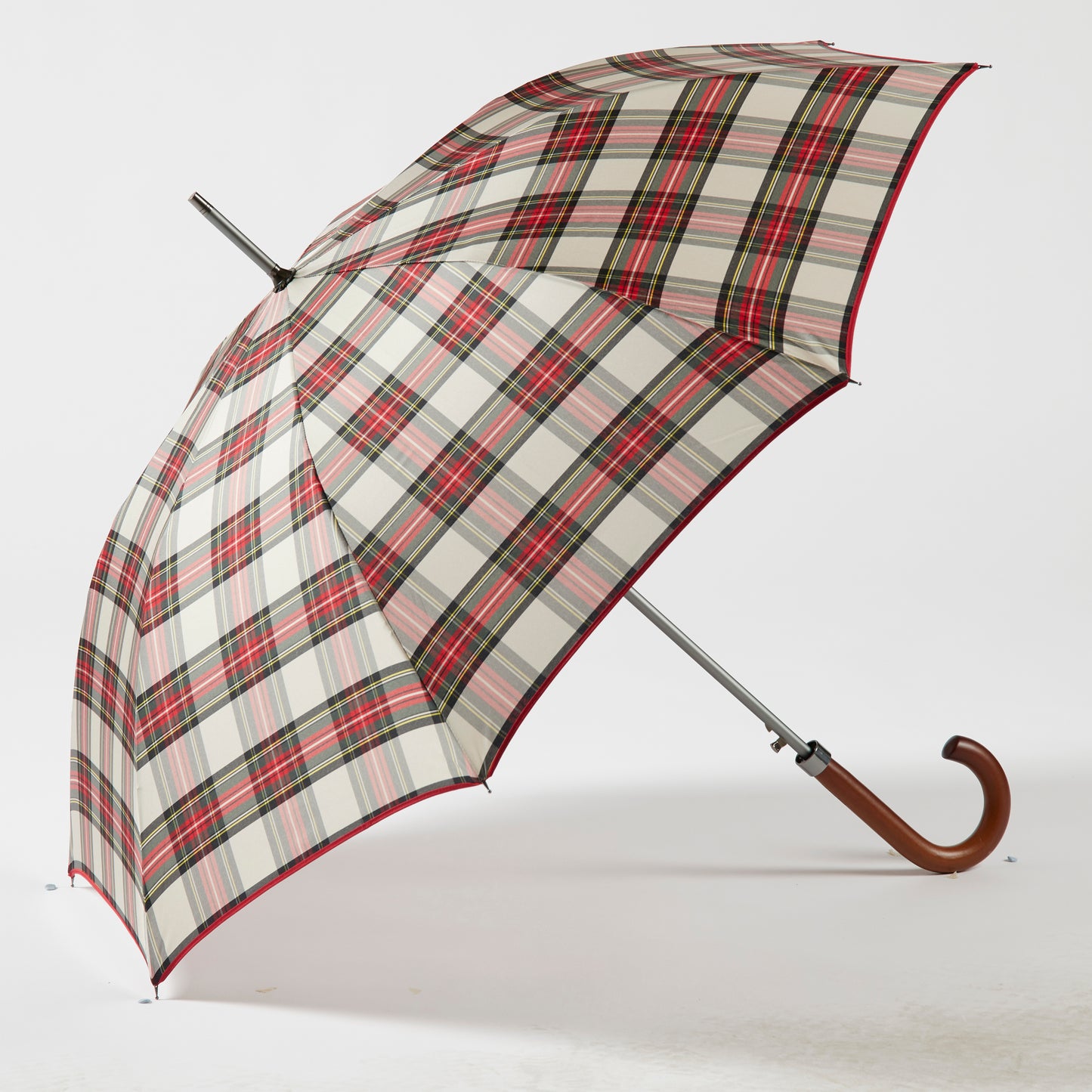 PARAGUAS CUADROS ROJO Y BLANCO