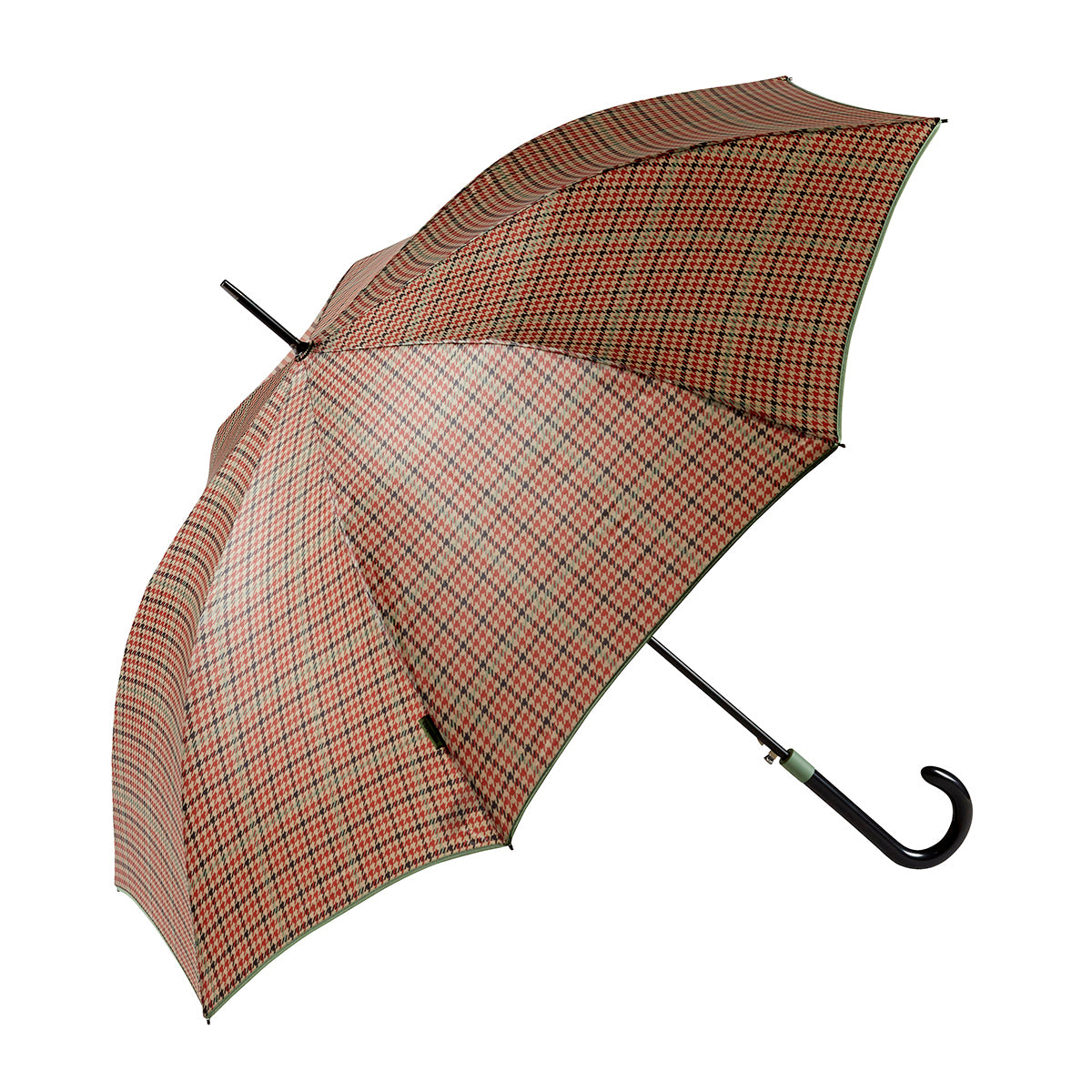 PARAGUAS PATA DE GALLO ROJIZO