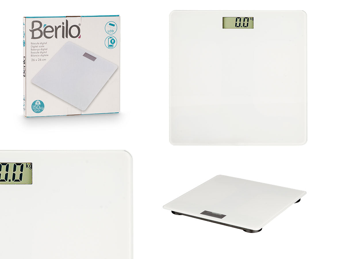 BASCULA DIGITAL BLANCA