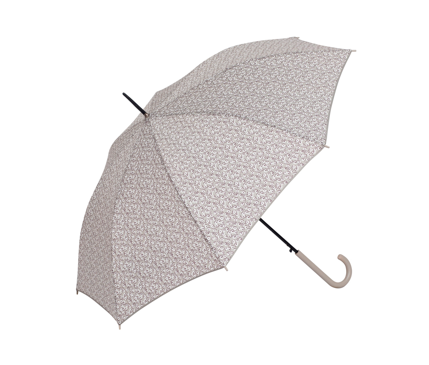 PARAGUAS ESTAMPADO FLORECITA ARENA