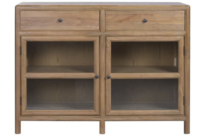 APARADOR OLMO CRISTAL 122X45X92