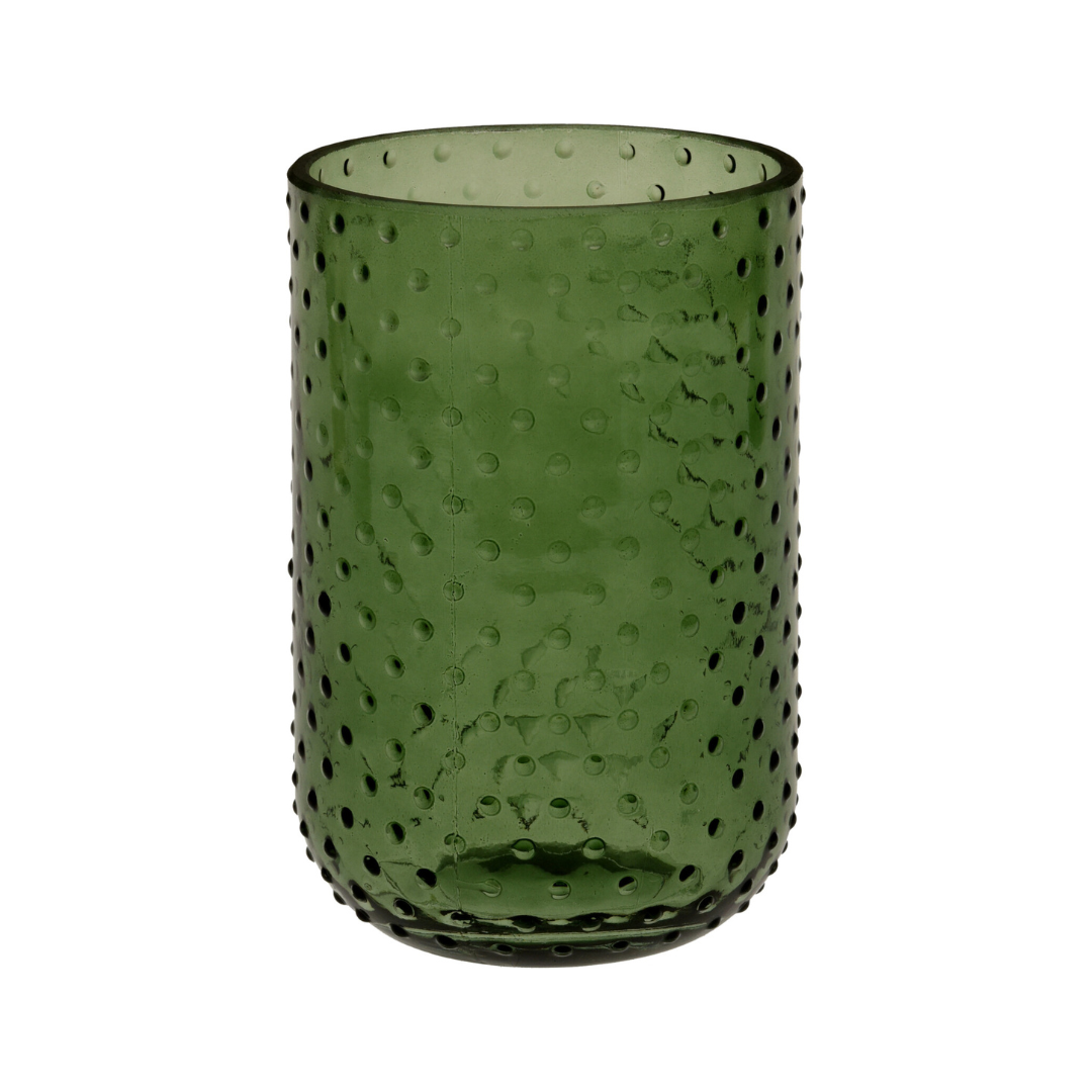 JARRON BURBUJA 10X17CM VERDE
