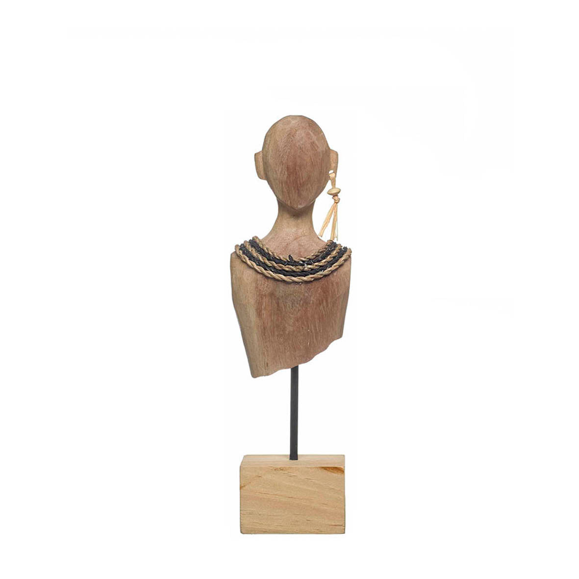 BUSTO DECORATIVO MADERA