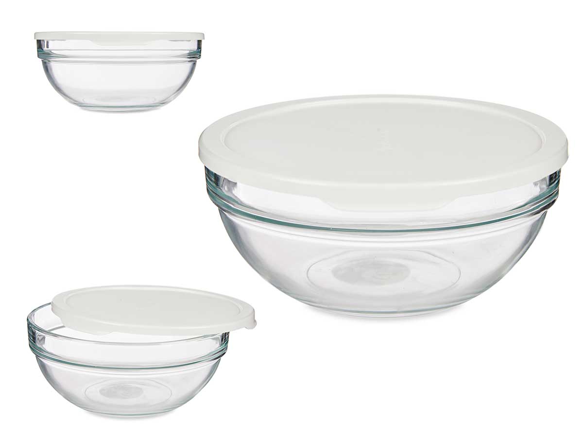 FIAMBRERA REDONDA CHEFS CON TAPA BLANCA 1,135L