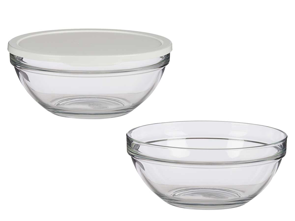 FIAMBRERA REDONDA CHEFS CON TAPA BLANCA 2,5L