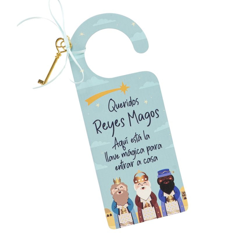 COLGADOR PARA PUERTA CON LLAVE REYES MAGOS