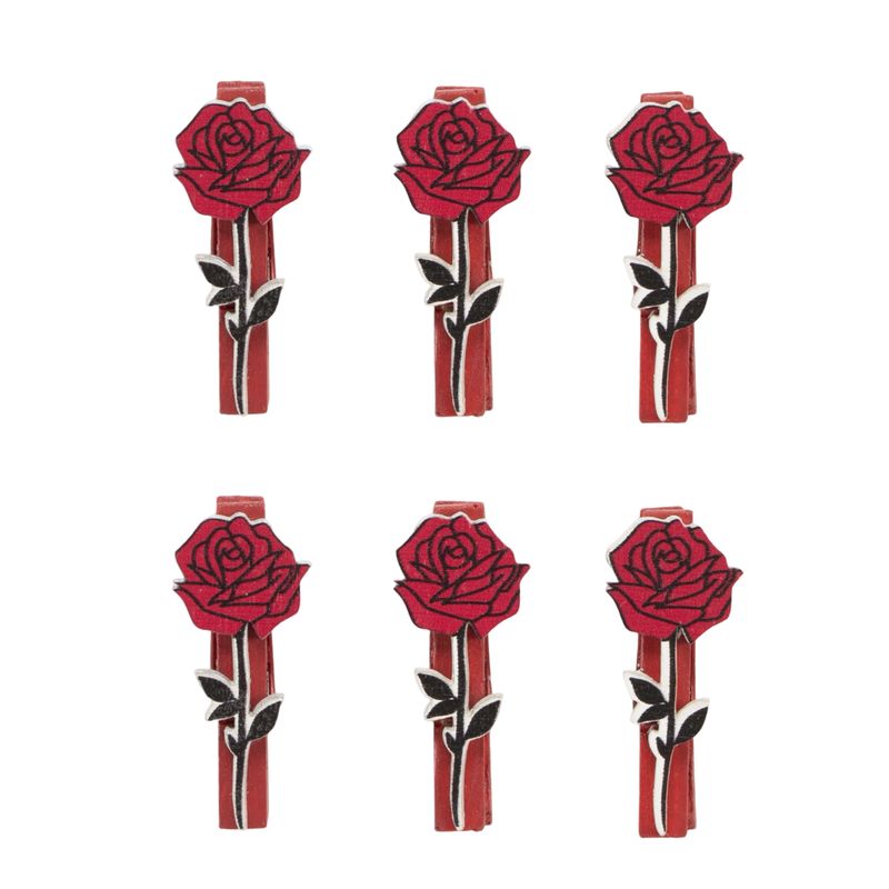 JUEGO DE 6 PINZAS SANT JORDI