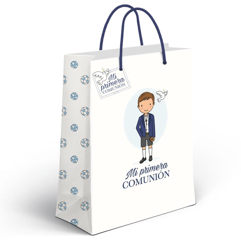 BOLSA PAPEL XL COMUNION NIÑO