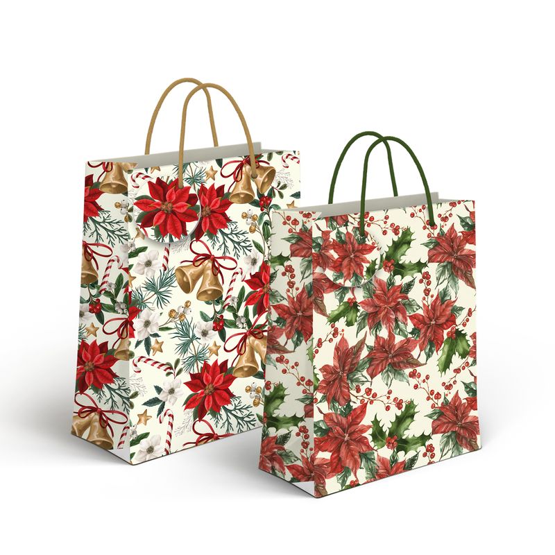 BOLSA PAPEL M NAVIDAD
