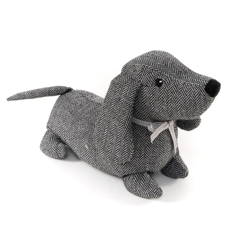 SUJETAPUERTAS PERRO SALCHICHA GRIS