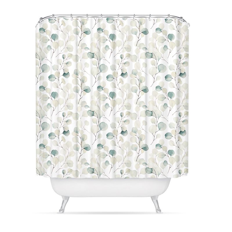 CORTINA BAÑO POLIESTER HOJA SOFT