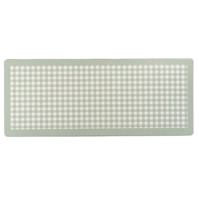 ALFOMBRA COCINA 120X50CM VICHY NATURE