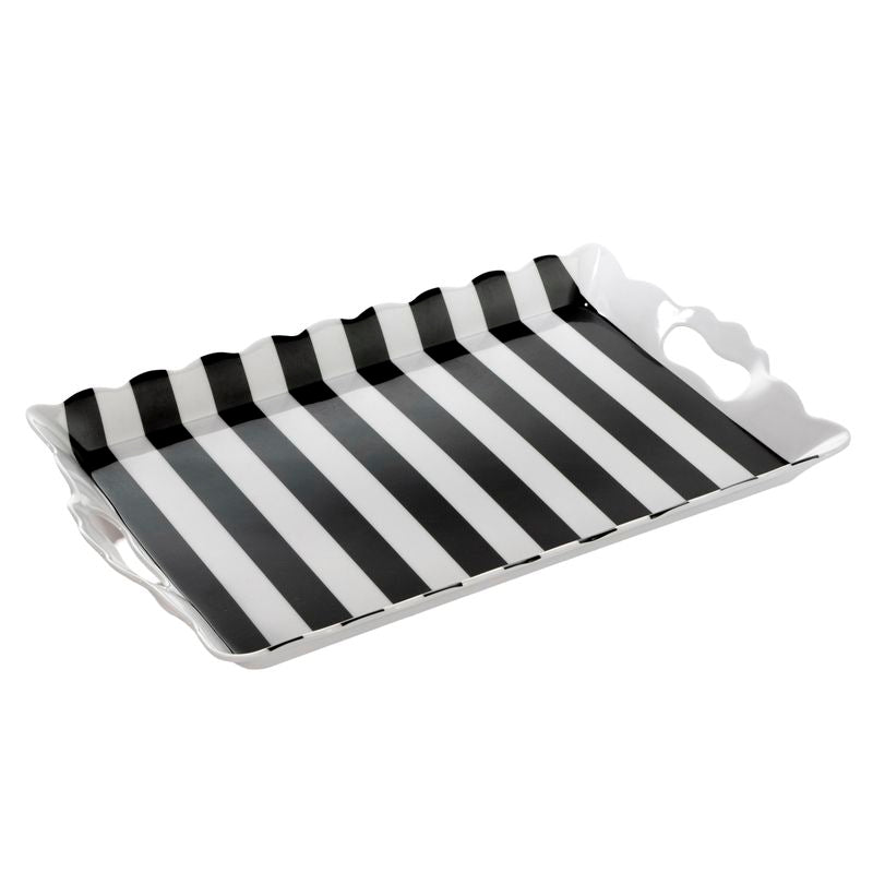 BANDEJA MELAMINA EXCELLENCE RAYAS 38X24CM