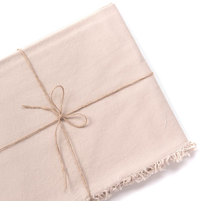 MANTEL 140X140CM NATURAL