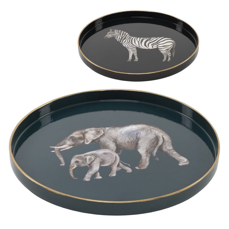 BANDEJA CENTRO CEBRA / ELEFANTE