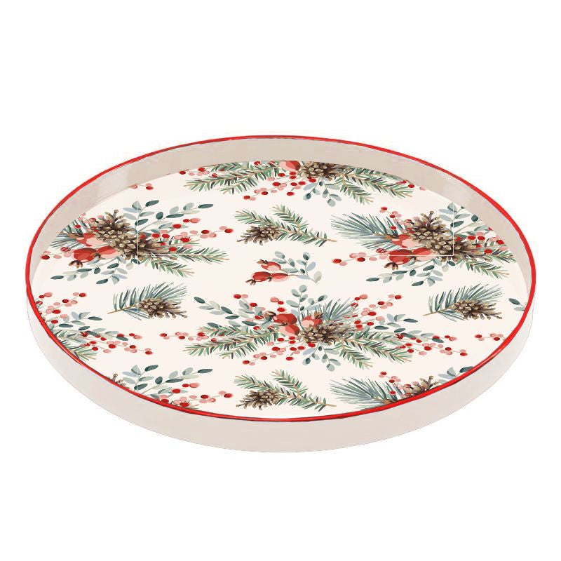 BANDEJA CENTRO 27CM NAVIDAD