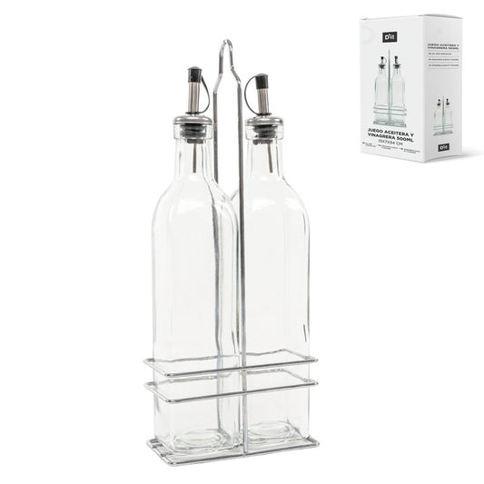 JUEGO ACEITERA Y VINAGRERA 500ML