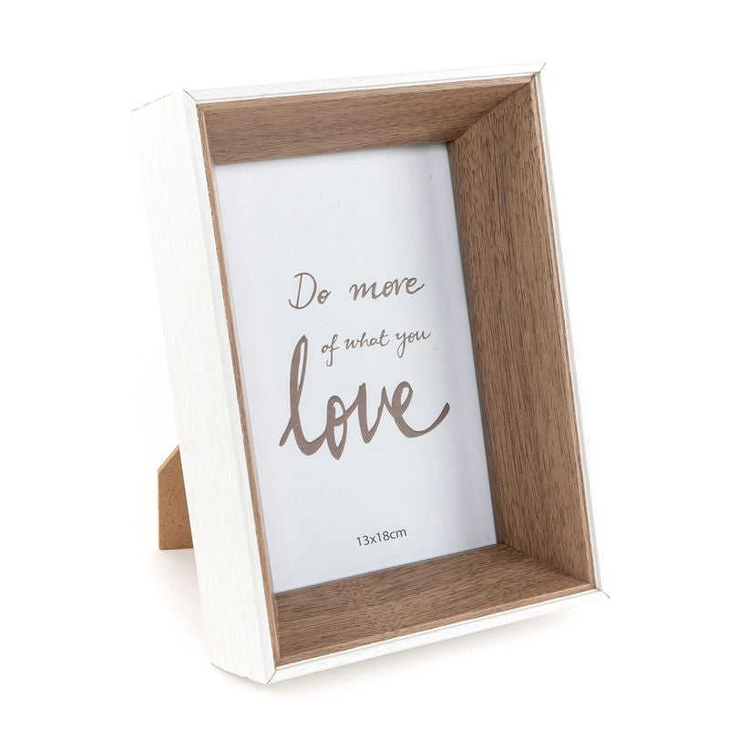 PORTAFOTOS 13X18 BICOLOR MADERA