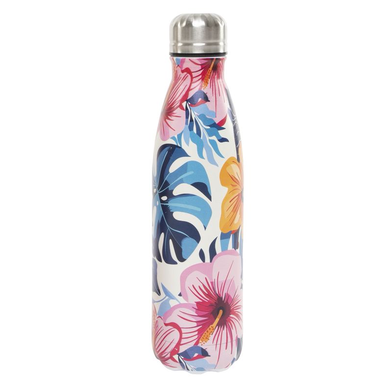 BOTELLA ACERO INOX. 500ML TROPICAL