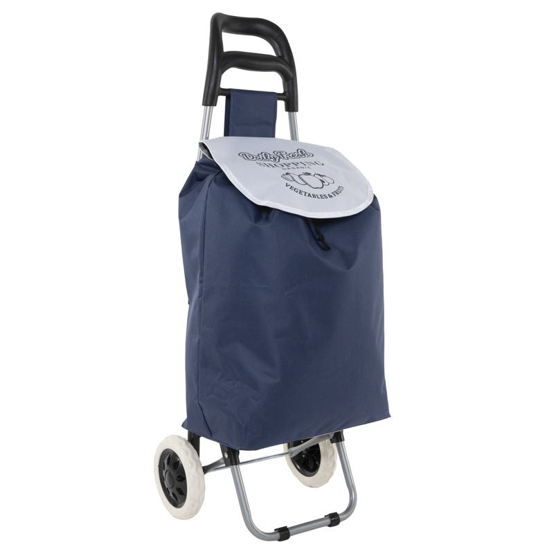 CARRO COMPRA 33L PLEG. AZUL