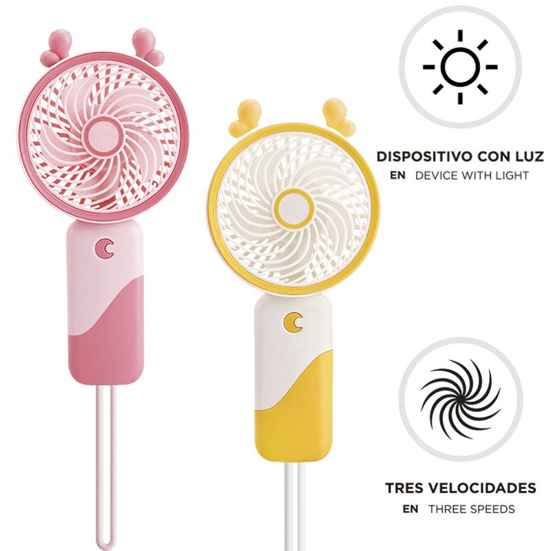 VENTILADOR DE MANO PORTATIL USB