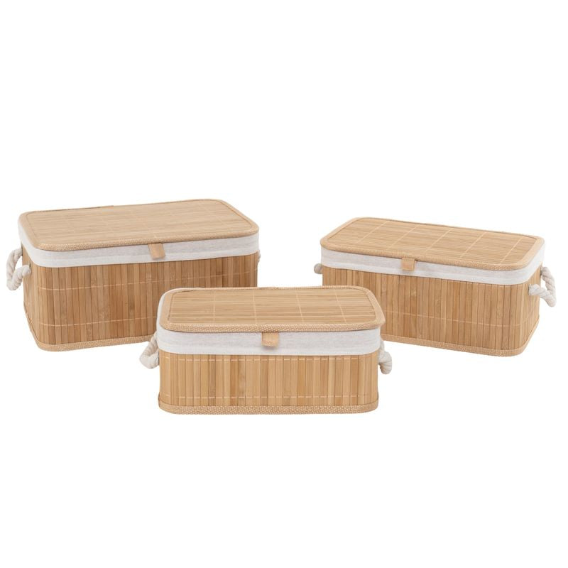 CESTA CON TAPA BAMBU NATURAL