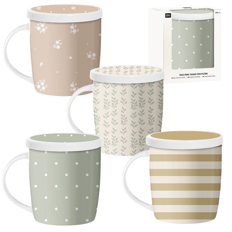 TISANA 350ML CON FILTRO BASICS