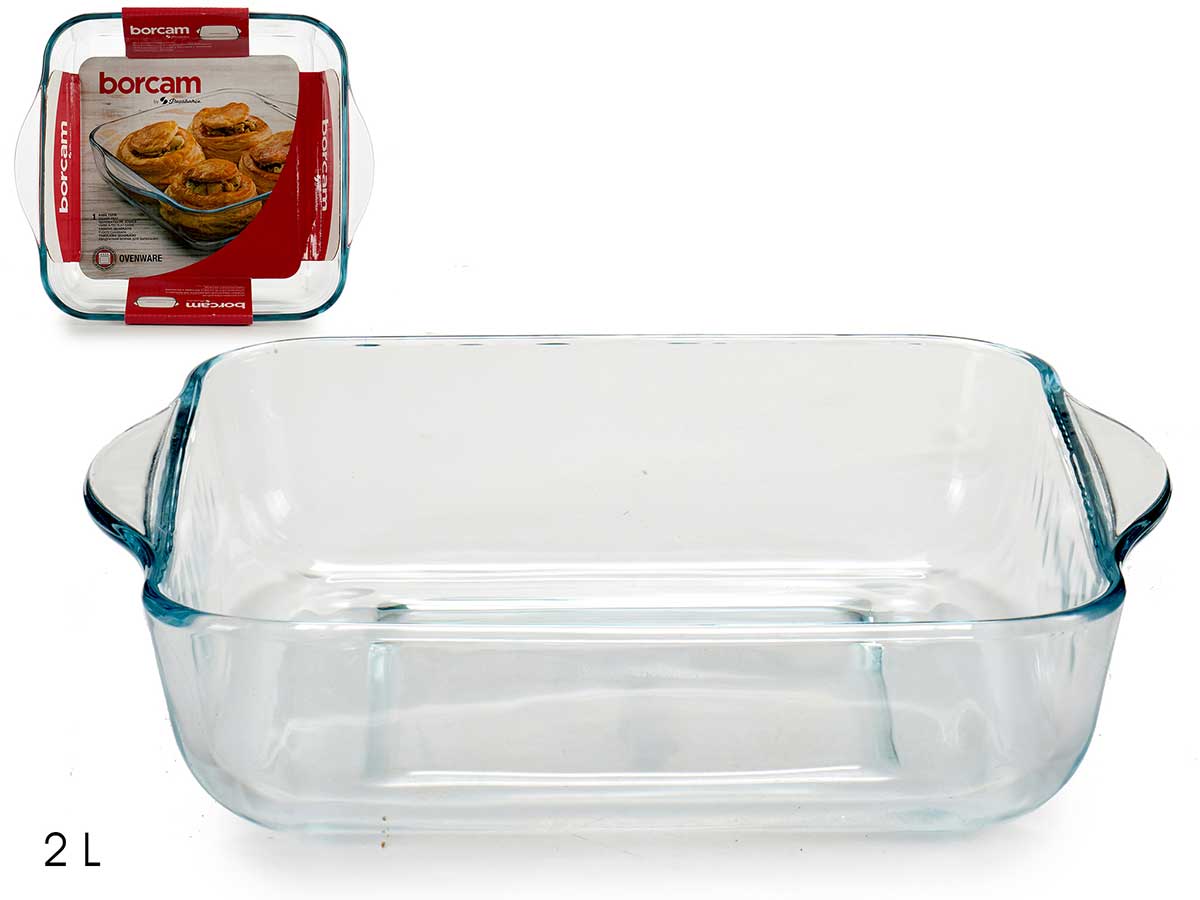 BANDEJA CUADRADA CON ASAS 1,95L