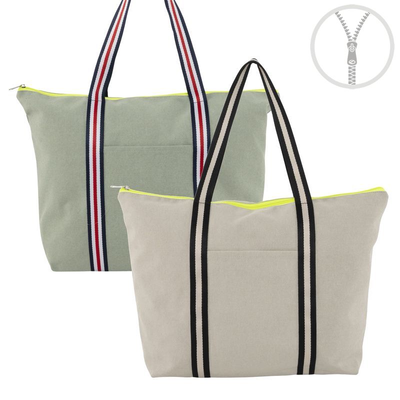 BOLSO ALGODON CREMALLERA GRETA