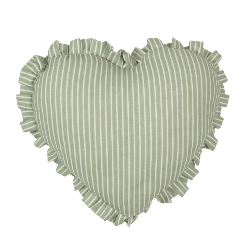 COJIN CORAZON 40X35CM RAYA VERDE BLOSSOM