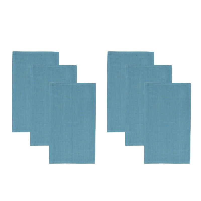 JUEGO DE 6 SERVILLETAS AZUL