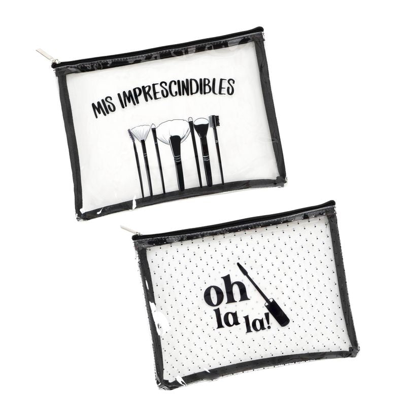 NECESER TRANSPARENTE MAQUILLAJE