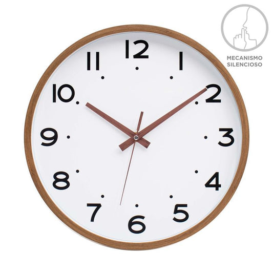 RELOJ 30CM SIMIL MADERA