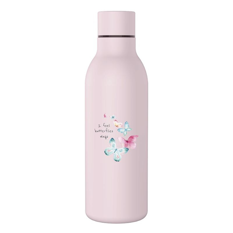BOTELLA ACERO INOX. 500ML MARIPOSA