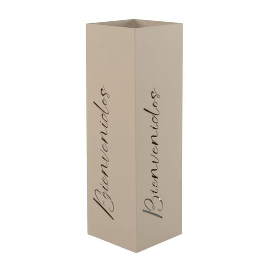 PARAGÜERO METAL BIENVENIDOS NATURAL