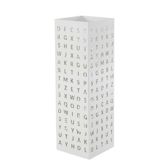 PARAGÜERO METAL LETRAS BLANCO