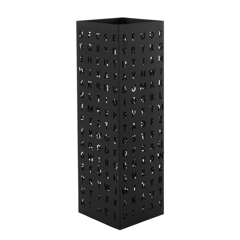 PARAGÜERO METAL LETRAS NEGRO