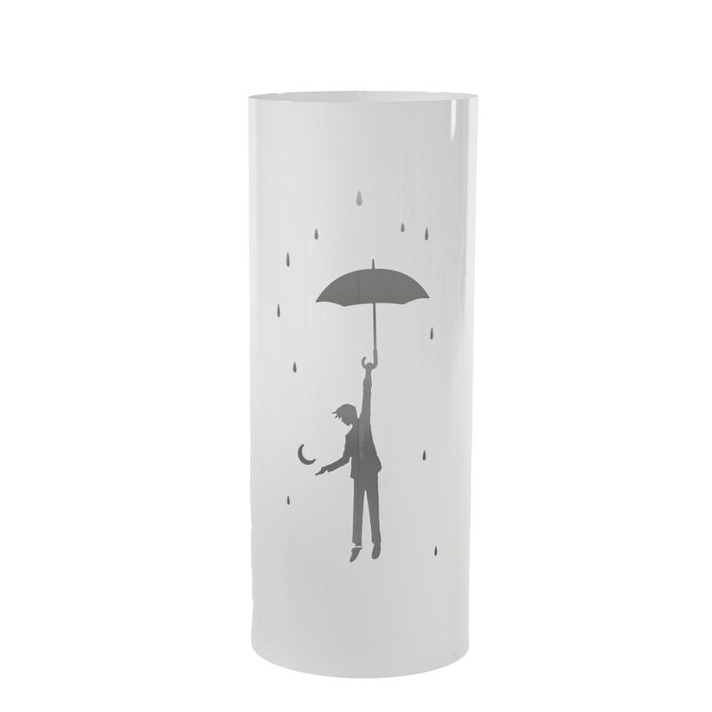 PARAGÜERO METAL LLUVIA BLANCO