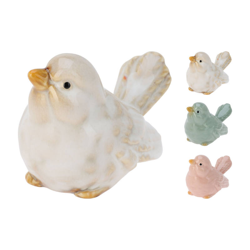 FIGURA PAJARO PORCELANA 6CM