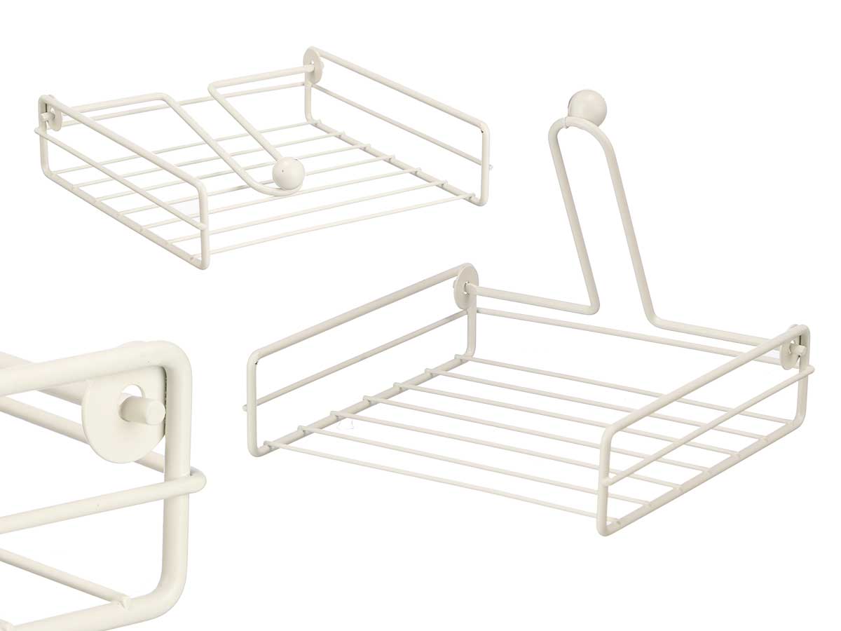 SERVILLETERO ACERO CREMA