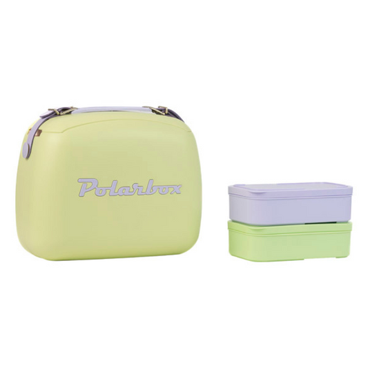 POLARBOX 6L LIMA Y MALVA + 2 TUPPERS
