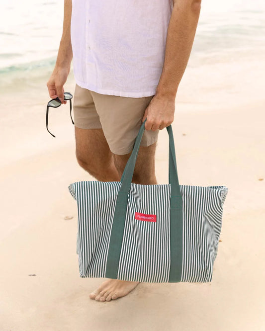 TOTE BAG FLAMINGUEO VERDE
