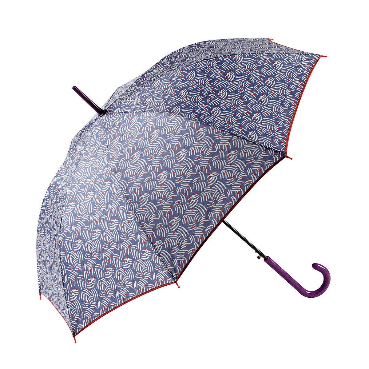 PARAGUAS RAYITAS VIOLETA