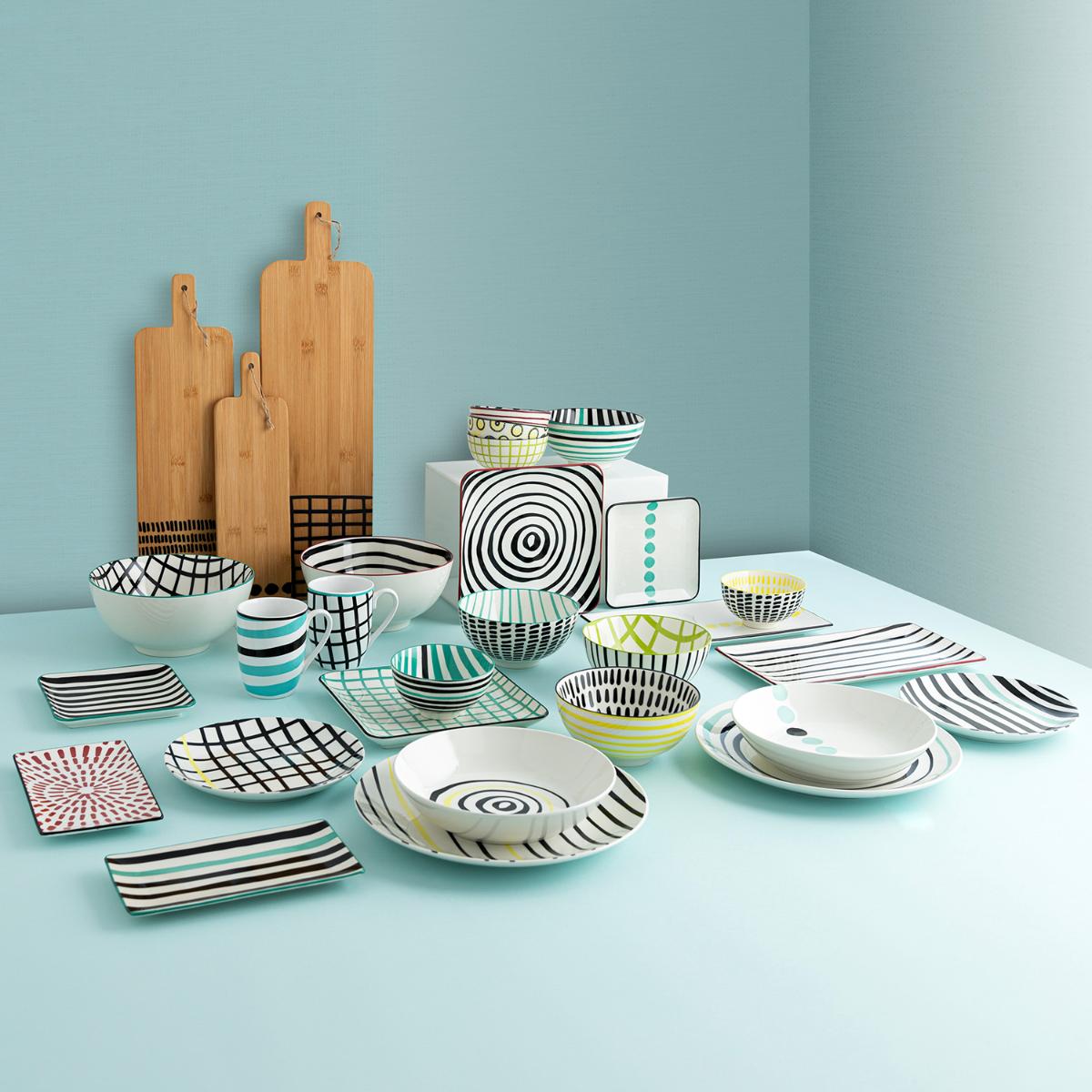 BOWL PORCELANA ZIG ZAG PEQUEÑO