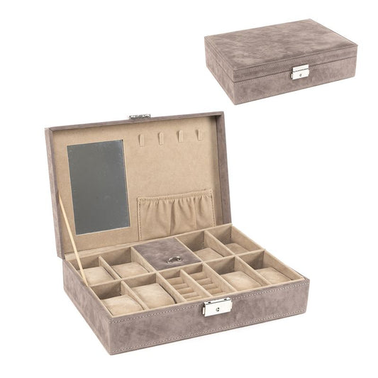 JOYERO TERCIOPELO TOPO