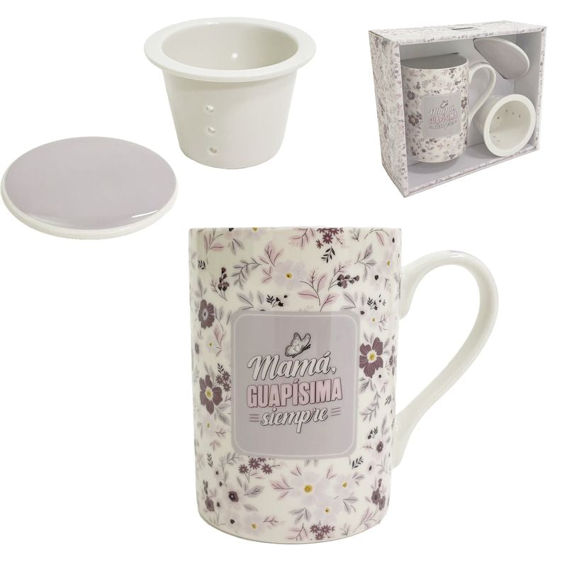 TISANA 295ML CON FILTRO CERAMICA MAMA