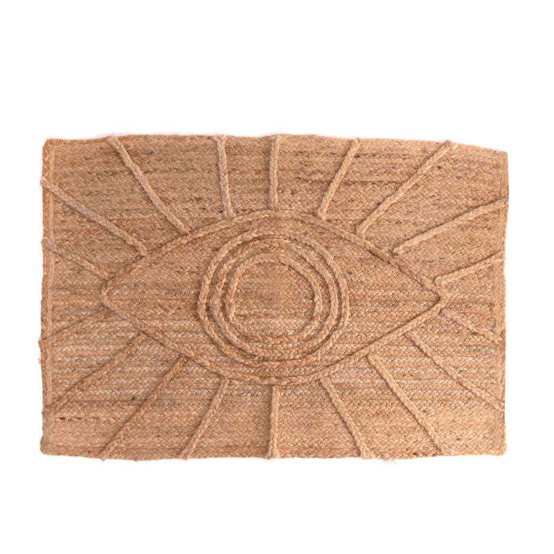 ALFOMBRA 60X90CM YUTE OJO